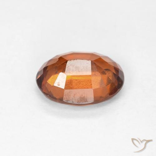 9,17 ctw natürlicher Medium Dark-Orange Hessonit-Granat, Oval, VVS-VS
