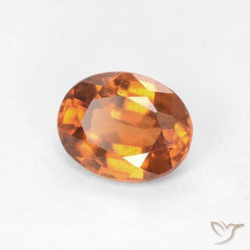 9,17 ctw natürlicher Mittelorange Hessonit-Granat, Oval, VVS-VS