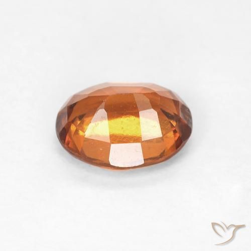 9,17 ctw natürlicher Mittelorange Hessonit-Granat, Oval, VVS-VS