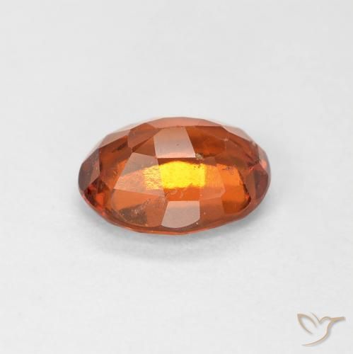 9,17 ctw natürlicher rötlich-orange Hessonit-Granat, Oval, VS
