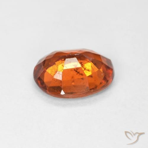 9,17 ctw natürlicher Medium Dark-Orange Hessonit-Granat, Oval, VS