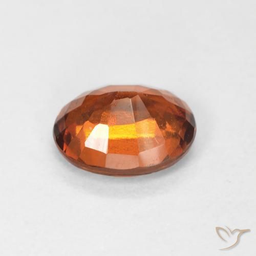 9,17 ctw natürlicher rötlich-orange Hessonit-Granat, Oval, VS