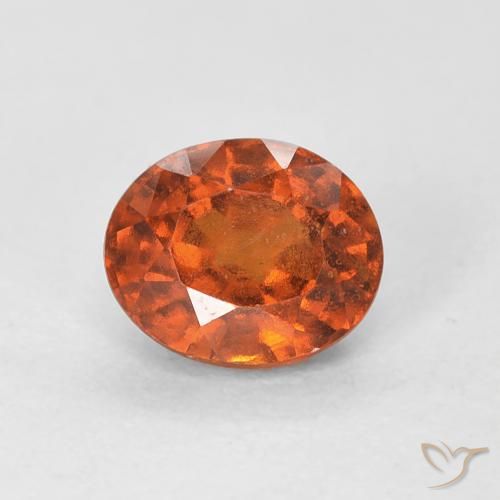 0.78ct Natürlicher Warmes Orange Hessonit-Granat, Oval, VS
