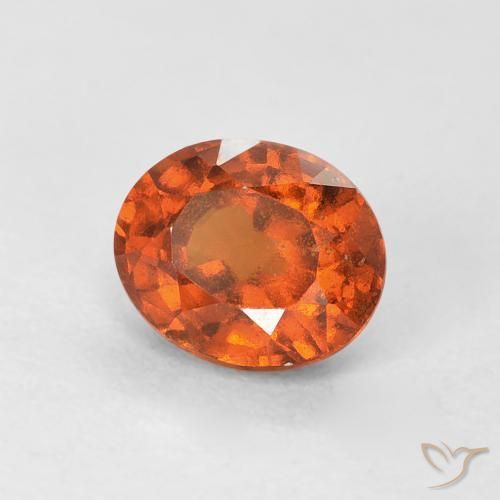 9,17 ctw natürlicher Warmes Orange Hessonit-Granat, Oval, VS