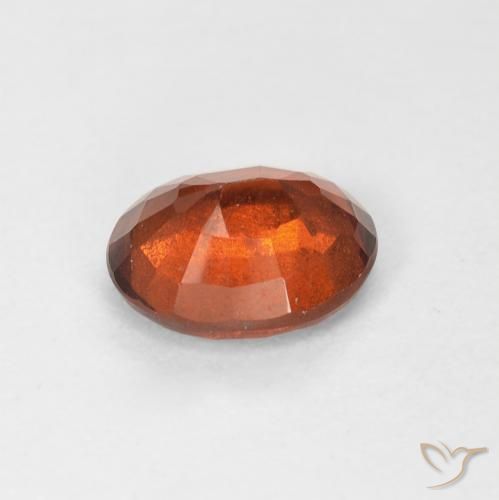 9,17 ctw natürlicher Amber Orange Hessonit-Granat, Oval, VS