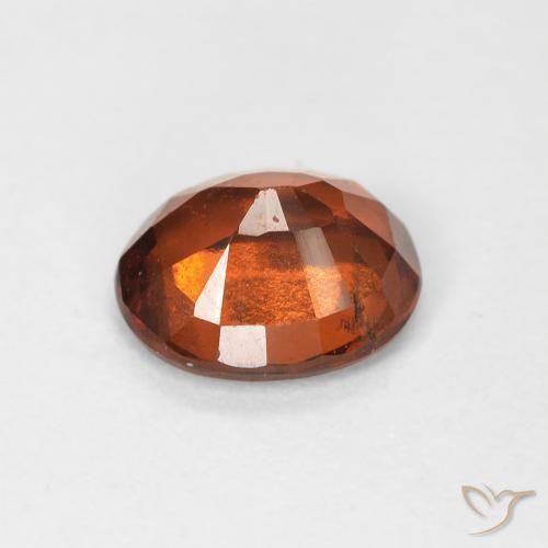 9,17 ctw natürlicher rötlich-orange Hessonit-Granat, Oval, VS