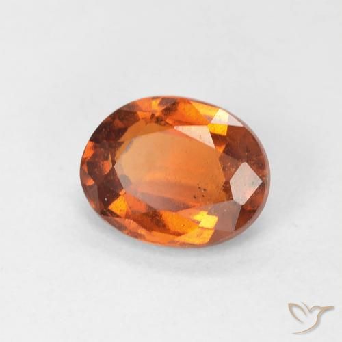 9,17 ctw natürlicher Medium Dark-Orange Hessonit-Granat, Oval, VS
