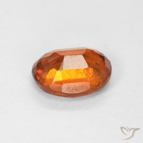 9,17 ctw natürlicher Medium Dark-Orange Hessonit-Granat, Oval, VS