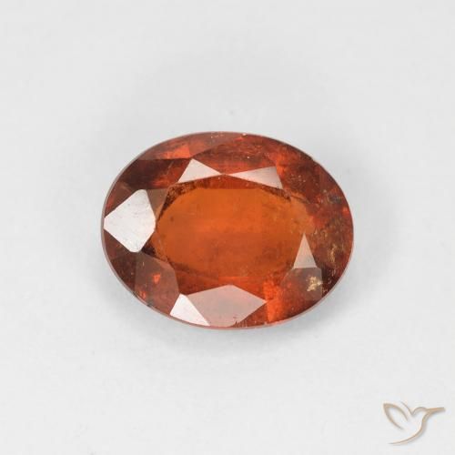 2.44ct Natürlicher Warmes Orange Hessonit-Granat, Oval, VS