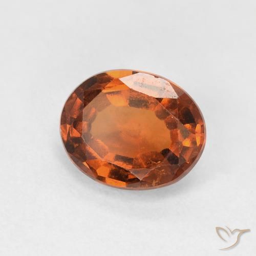 9,17 ctw natürlicher tieforange Hessonit-Granat, Oval, VVS-VS