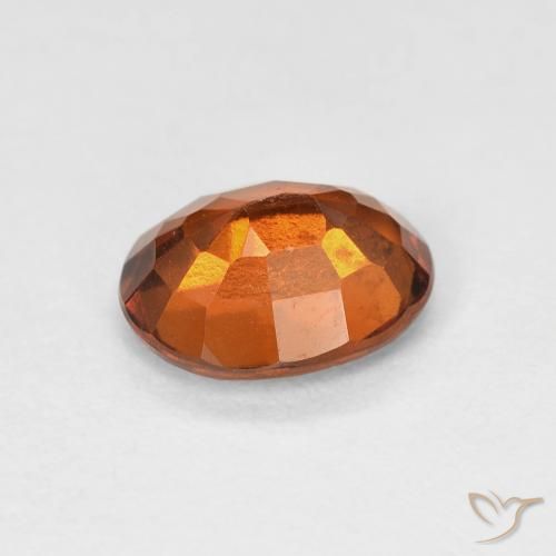 9,17 ctw natürlicher tieforange Hessonit-Granat, Oval, VVS-VS
