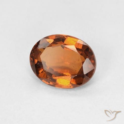 9,17 ctw natürlicher Amber Orange Hessonit-Granat, Oval, VVS-VS