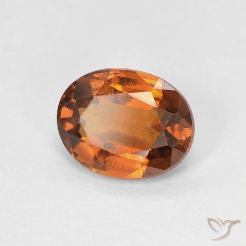 9,17 ctw natürlicher Amber Orange Hessonit-Granat, Oval, VVS-VS