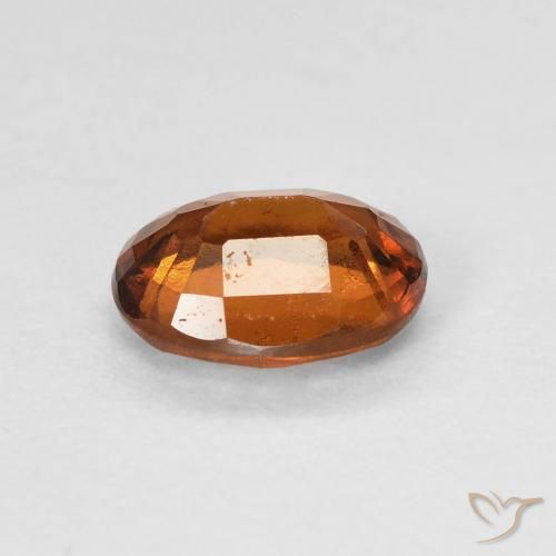 9,17 ctw natürlicher Amber Orange Hessonit-Granat, Oval, VVS-VS