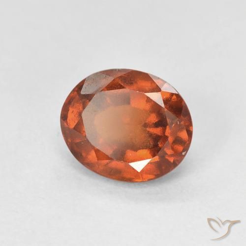 9,17 ctw natürlicher Amber Orange Hessonit-Granat, Oval, VVS-VS