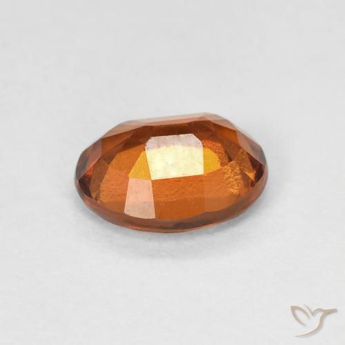 9,17 ctw natürlicher rötlich-orange Hessonit-Granat, Oval, VVS-VS