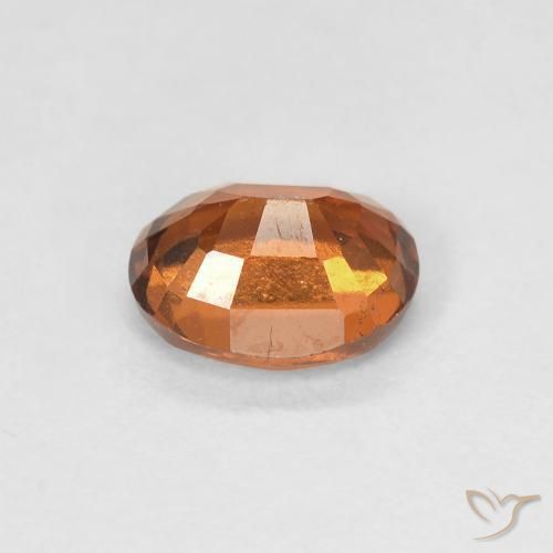 9,17 ctw natürlicher rötlich-orange Hessonit-Granat, Oval, VVS-VS