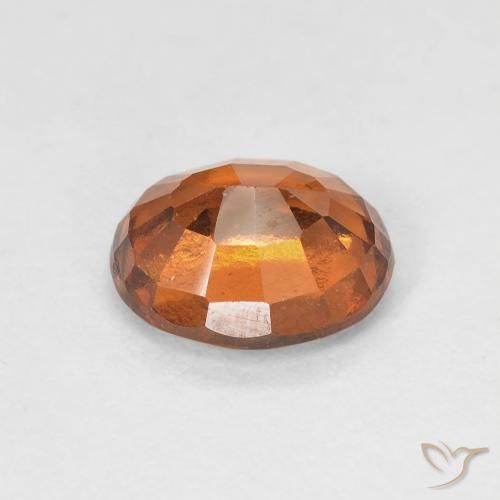 9,17 ctw natürlicher rötlich-orange Hessonit-Granat, Oval, VVS-VS
