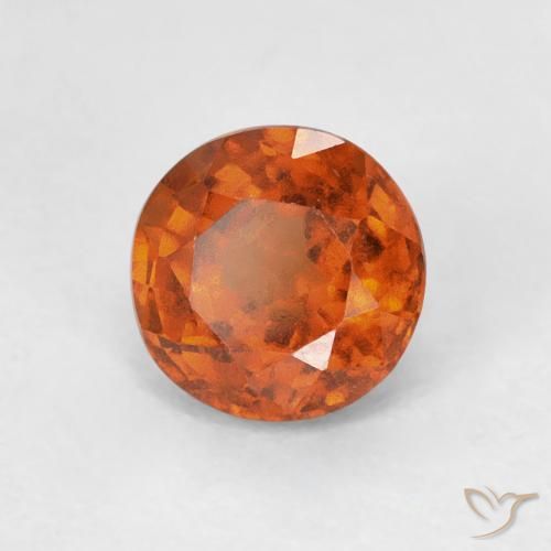9,17 ctw natürlicher Amber Orange Hessonit-Granat, Runden, VVS-VS