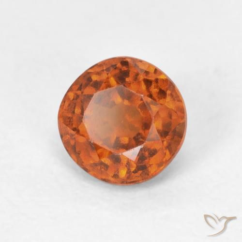 9,17 ctw natürlicher Amber Orange Hessonit-Granat, Runden, VVS-VS