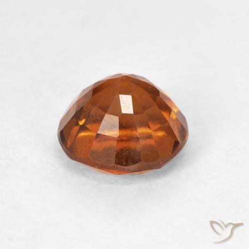 9,17 ctw natürlicher Amber Orange Hessonit-Granat, Runden, VVS-VS