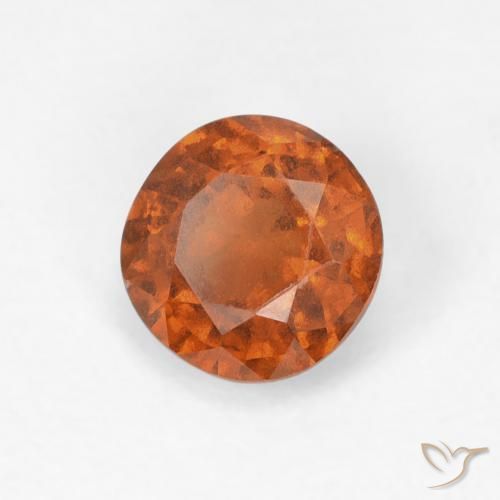 9,17 ctw natürlicher Amber Orange Hessonit-Granat, Runden, VVS-VS