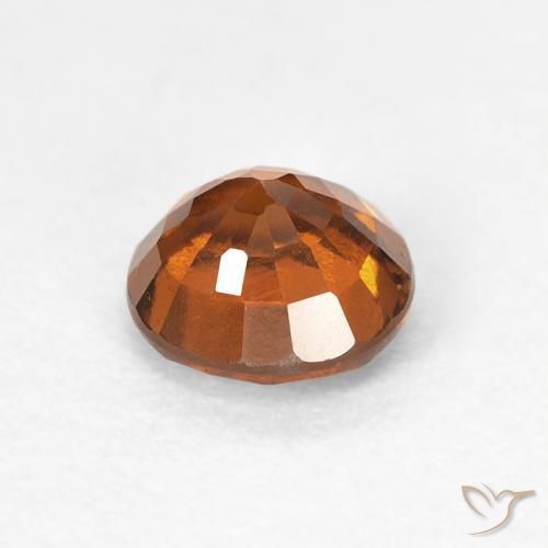 9,17 ctw natürlicher Medium Dark-Orange Hessonit-Granat, Runden, VVS-VS