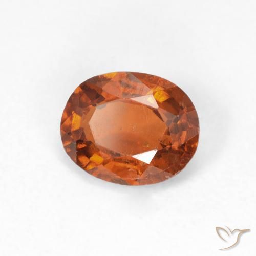 9,17 ctw natürlicher Medium Dark-Orange Hessonit-Granat, Oval, VS
