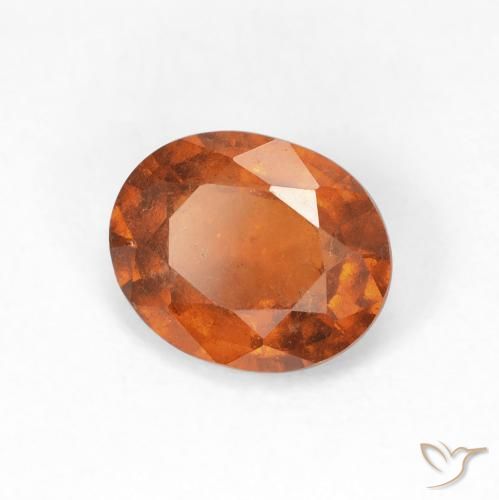 9,17 ctw natürlicher Medium Dark-Orange Hessonit-Granat, Oval, VS