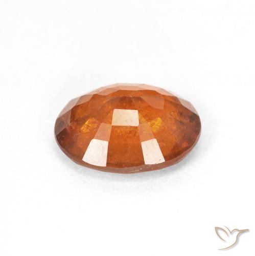 9,17 ctw natürlicher Medium Dark-Orange Hessonit-Granat, Oval, VS