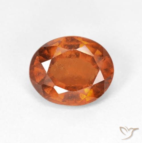 2.39ct Natürlicher Amber Orange Hessonit-Granat, Oval, VS