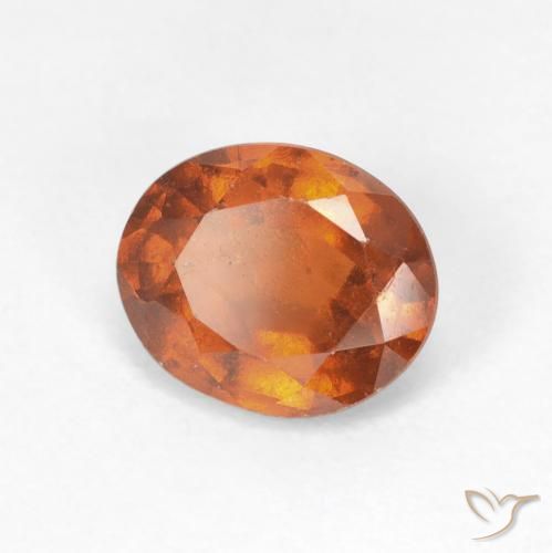 9,17 ctw natürlicher Amber Orange Hessonit-Granat, Oval, VS