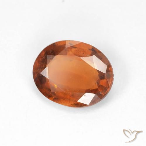 9,17 ctw natürlicher Amber Orange Hessonit-Granat, Oval, VS