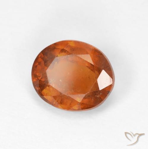 9,17 ctw natürlicher Amber Orange Hessonit-Granat, Oval, VS