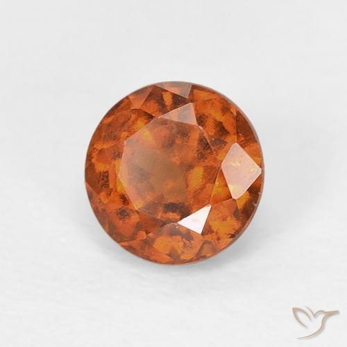 9,17 ctw natürlicher Amber Orange Hessonit-Granat, Runden, VS