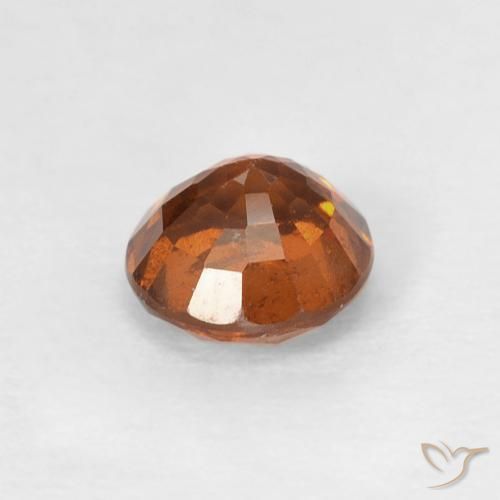 9,17 ctw natürlicher Medium Dark-Orange Hessonit-Granat, Runden, VS