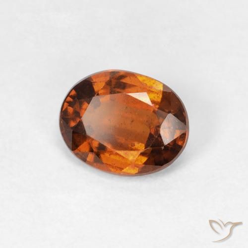 9,17 ctw natürlicher Dunkelorange Hessonit-Granat, Oval, VS