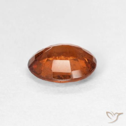 9,17 ctw natürlicher Medium Dark-Orange Hessonit-Granat, Oval, VS