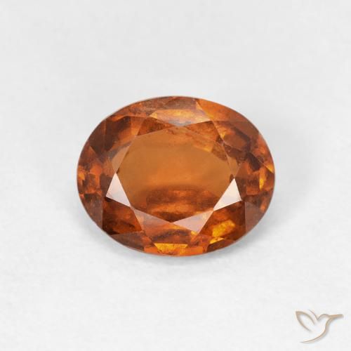 1.48ct Natürlicher tieforange Hessonit-Granat, Oval, VS, Photo A