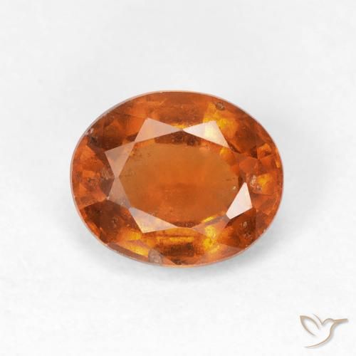 1.88ct Natürlicher tieforange Hessonit-Granat, Oval, VS