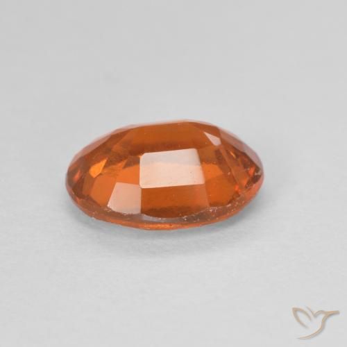 9,17 ctw natürlicher tieforange Hessonit-Granat, Oval, VVS-VS