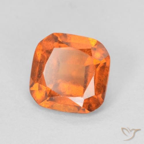 9,17 ctw natürlicher Mittelorange Hessonit-Granat, Kissen, VVS-VS