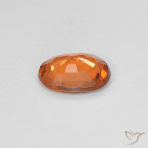 9,17 ctw natürlicher tieforange Hessonit-Granat, Oval, VVS-VS