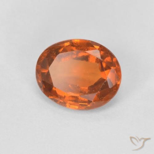 9,17 ctw natürlicher Mittelorange Hessonit-Granat, Oval, VVS-VS