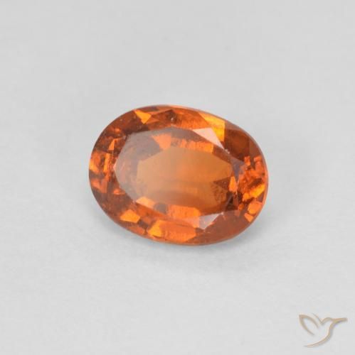 9,17 ctw natürlicher Mittelorange Hessonit-Granat, Oval, VVS-VS