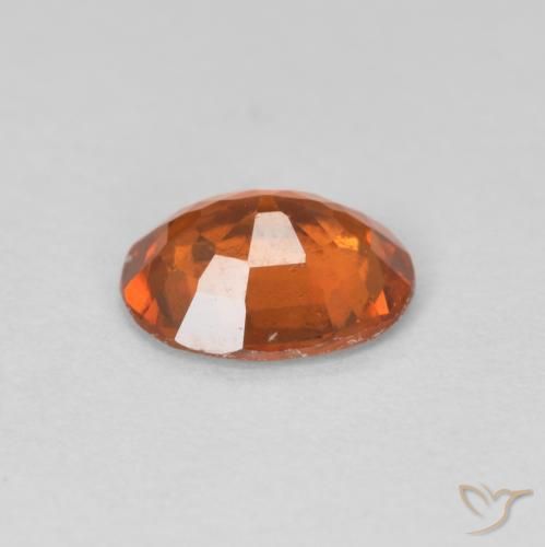 9,17 ctw natürlicher Medium Dark-Orange Hessonit-Granat, Oval, VVS-VS