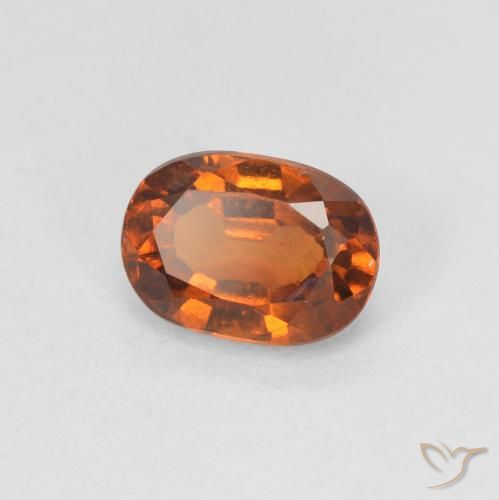 9,17 ctw natürlicher tieforange Hessonit-Granat, Oval, VVS-VS