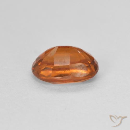 9,17 ctw natürlicher tieforange Hessonit-Granat, Oval, VVS-VS