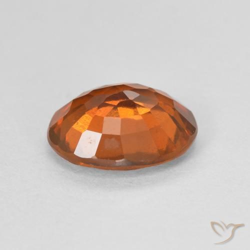 9,17 ctw natürlicher Medium Dark-Orange Hessonit-Granat, Oval, VVS-VS