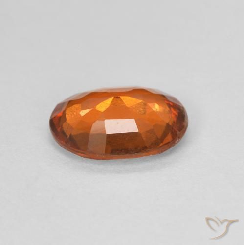 9,17 ctw natürlicher tieforange Hessonit-Granat, Oval, VVS-VS